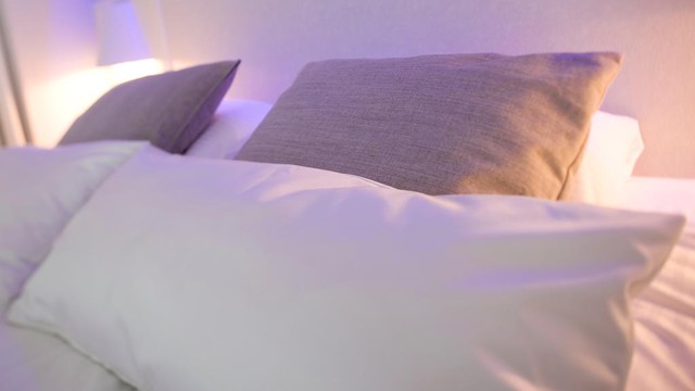 Bett Penthouse Suite Ebenholz Hotel Eindhoven